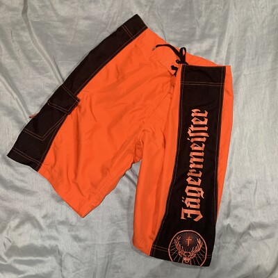 Men's Jagermeister Ripstop Board Shorts/Swim Trunks Size Medium 34