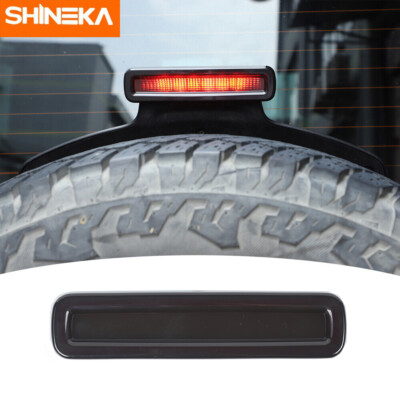 Car High Brake Light Decor Cover Trim For Jeep Wrangler JL 2018-2022 Blackened