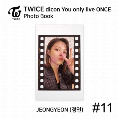 TWICE x dicon You Only Live ONCE Card Photo Book Postcard