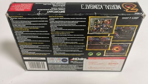 MORTAL KOMBAT 3 SUPER NINTENDO SNES COMPLETO PAL ESP VER FOTOS COMPLETO SEE PICS - Imagen 11 de 11