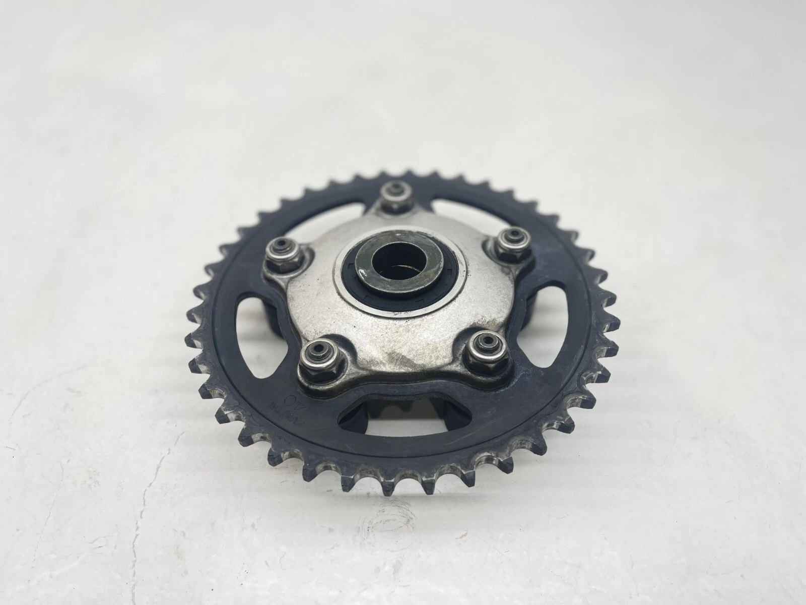 2009 Aprilia Mana 850 Rear Wheel Drive Carrier Sprocket Hub Flange OEM Assembly