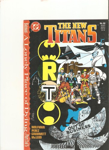 Batman A Lonely Place of Dying '89 440-442+ sehr guter Zustand komplett gelaufen Y2 - Bild 3 von 3