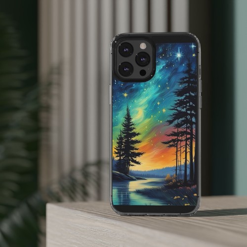Starry Night Style Forest Art Iphone, Samsung case - Picture 65 of 103