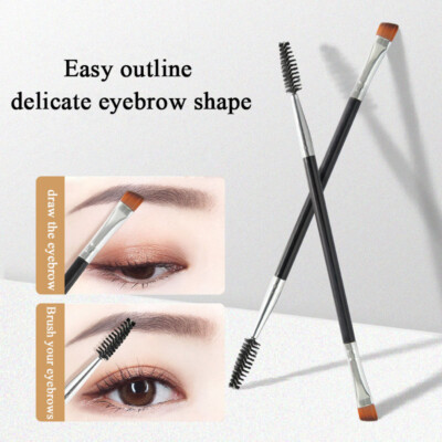 Double Eyeliner Eyeliner Abgewinkeltem Schnittpinsel-Make-Up Spoleli /?