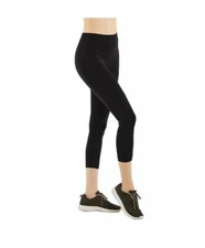 Women's Leggings Seamless Capri Length Spandex Stretch Super Soft One Size
