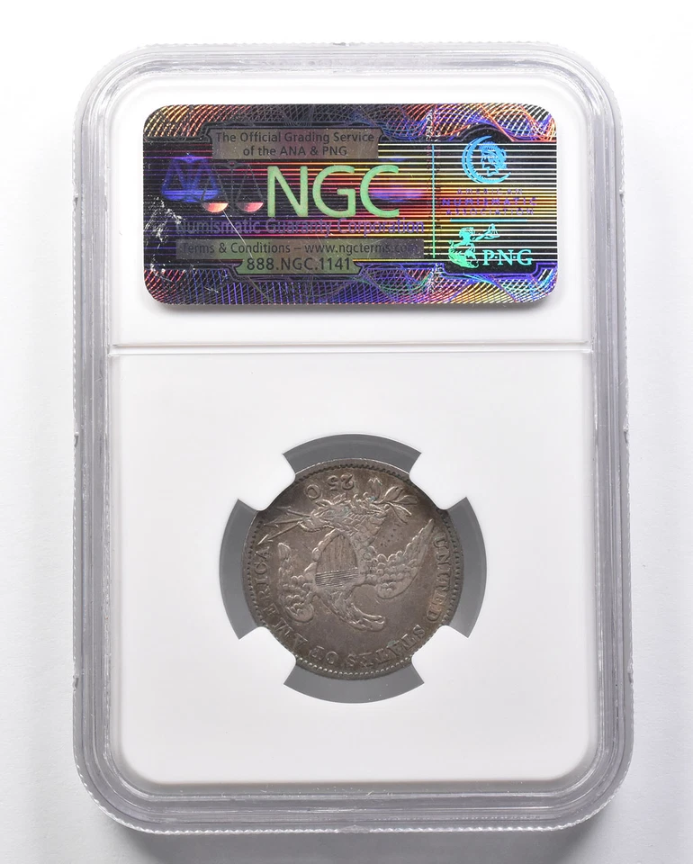 1835 Capped Bust Quarter VF30 NGC *8281 - Image 2 of 3