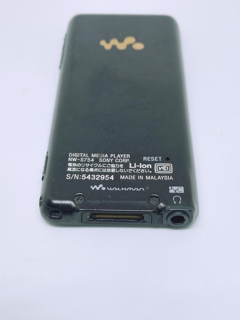 ポータブルプレーヤー walkman S754 Sony Walkman NW-S754 Digital Media Player MP3 Black Good | eBay