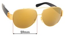 SFx Replacement Sunglass Lenses fits Michael Kors Tabitha II MK5012 - 59mm Wide