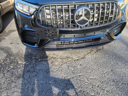 Bumper Tow Hook License Plate Mount Bracket for Mercedes GLC-Class 2016-2025 New - Picture 16 of 24