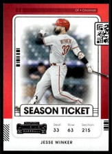Jesse Winker 2021 Panini Contenders Baseball # 26 Base Cincinnati Rds