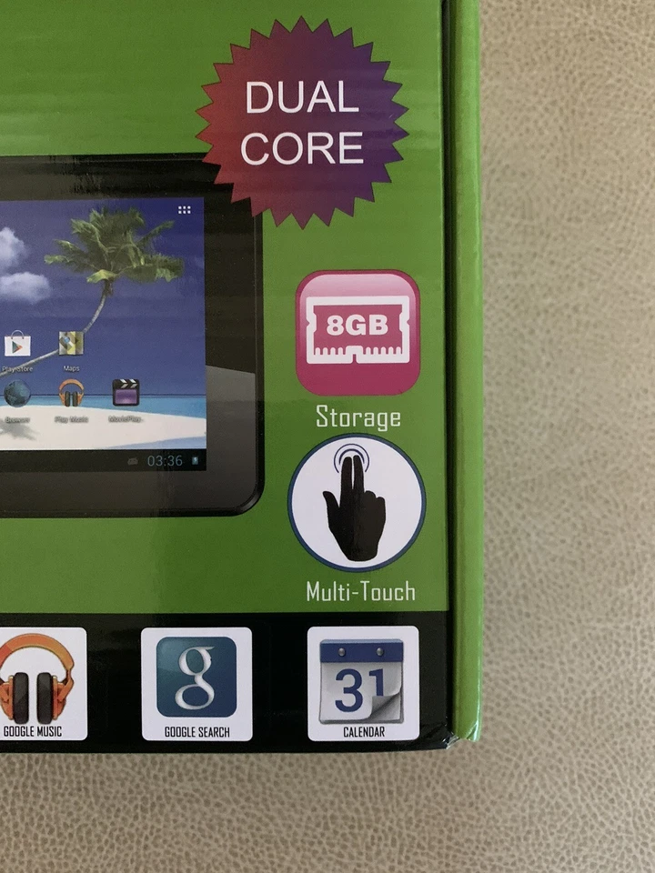 Google Play 7” Tablet Proscan Pre Loaded Google Apps New In Box - Image 3 of 4