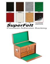12" x 36" Pressure Sensitive FELT ROLL Furniture Jewelry Keepsake Tool Box PSA