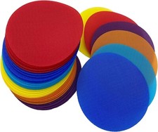 90pcs Carpet Markers 4.7'' Multicolor Spot Circle Markers for Classroom Teacher