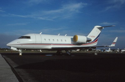 Dia C-GIOH Bombardier CL-600-2B16 Challenger 601 Flugzeug 35mm gerahmt OP-M11-40