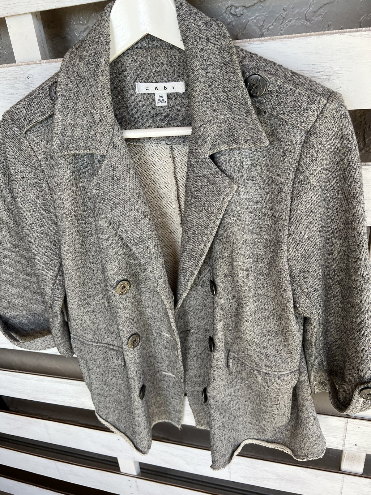 Cabi Double Breasted Jacket Size Medium  Buttons … - image 15