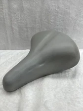 viscount Bike seat Saddle Wide Grey Leather 5034