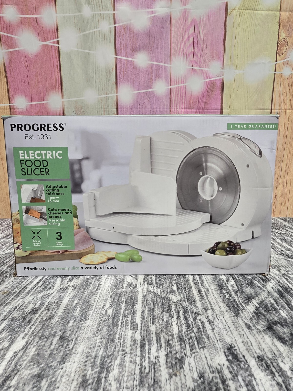 Progress EK3683P Electric Food Slicer White for sale online eBay