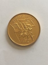 Vintage 1976 Spirit of '76 Mardi Gras Washington Ball Token 1-1/2"     B7