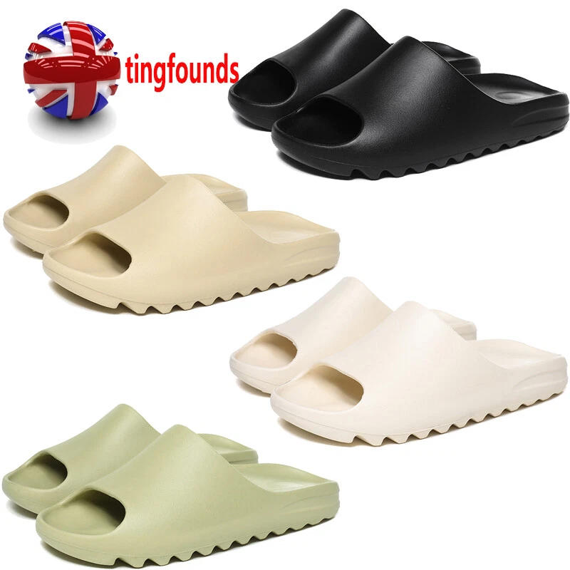 Womens Mens Slides Flip Flops Summer Beach Pool Slippers Shoes