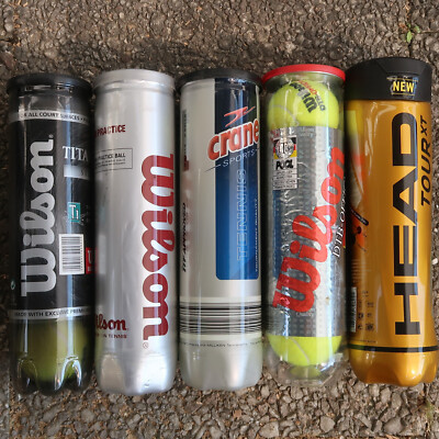 Tennisball Auswahl Wilson Head Dunlop Crane Penn NEU Tennisbälle SELTEN RAR