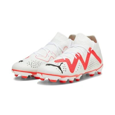 PUMA FUTURE MATCH FG/AG Jr. PUMA White-PUMA Black-Fire Orchid