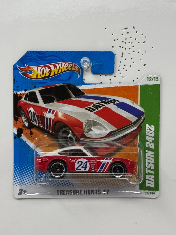 Tarjeta corta diecast Hot Wheels Treasure Hunts 11 Datsun 240z 1:64 Foto 2 de 4