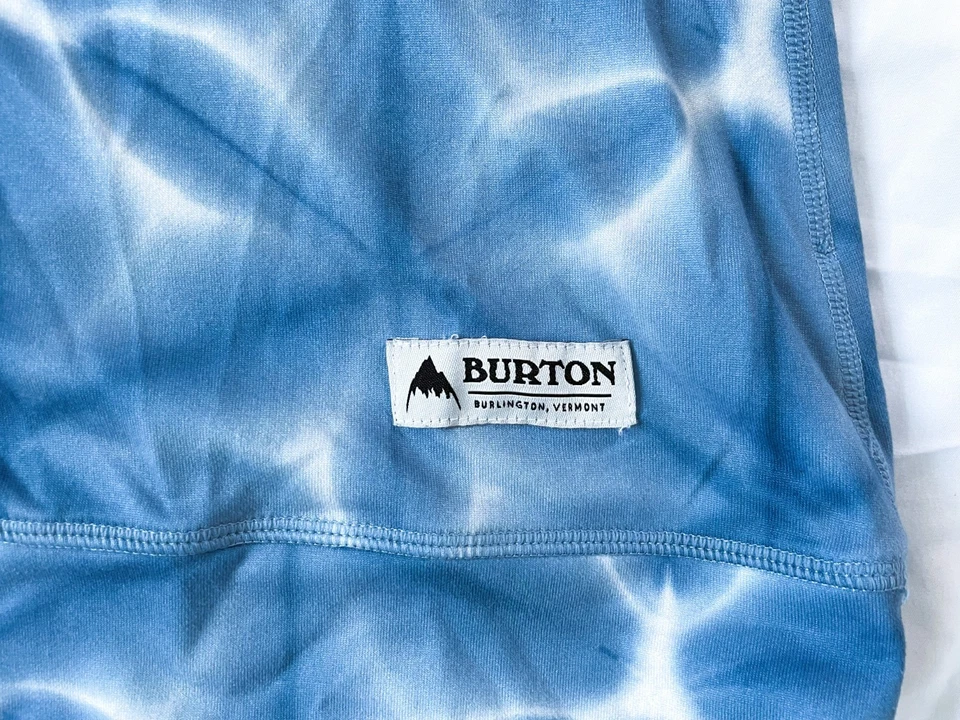 Camisa Top Burton DryRide Capa Base Esquí Térmica Azul Blanco Manga Larga L Grande Foto 4 de 4