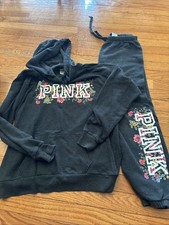 2 Piece Victoria Secret Pink Brand Hoodie And Sweatpants