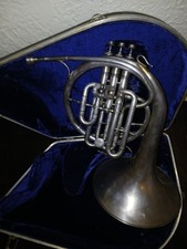 Vintage King French Horn made by H.N. White Co in Cleveland Ohio Brass