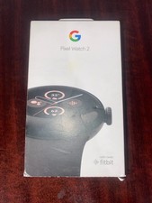 NEW Google Pixel Watch 2 Matte Black Aluminum Case with Obsidian Black Silicone