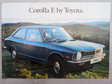 Toyota Corolla E UK Market Car Sales Brochure - 1974