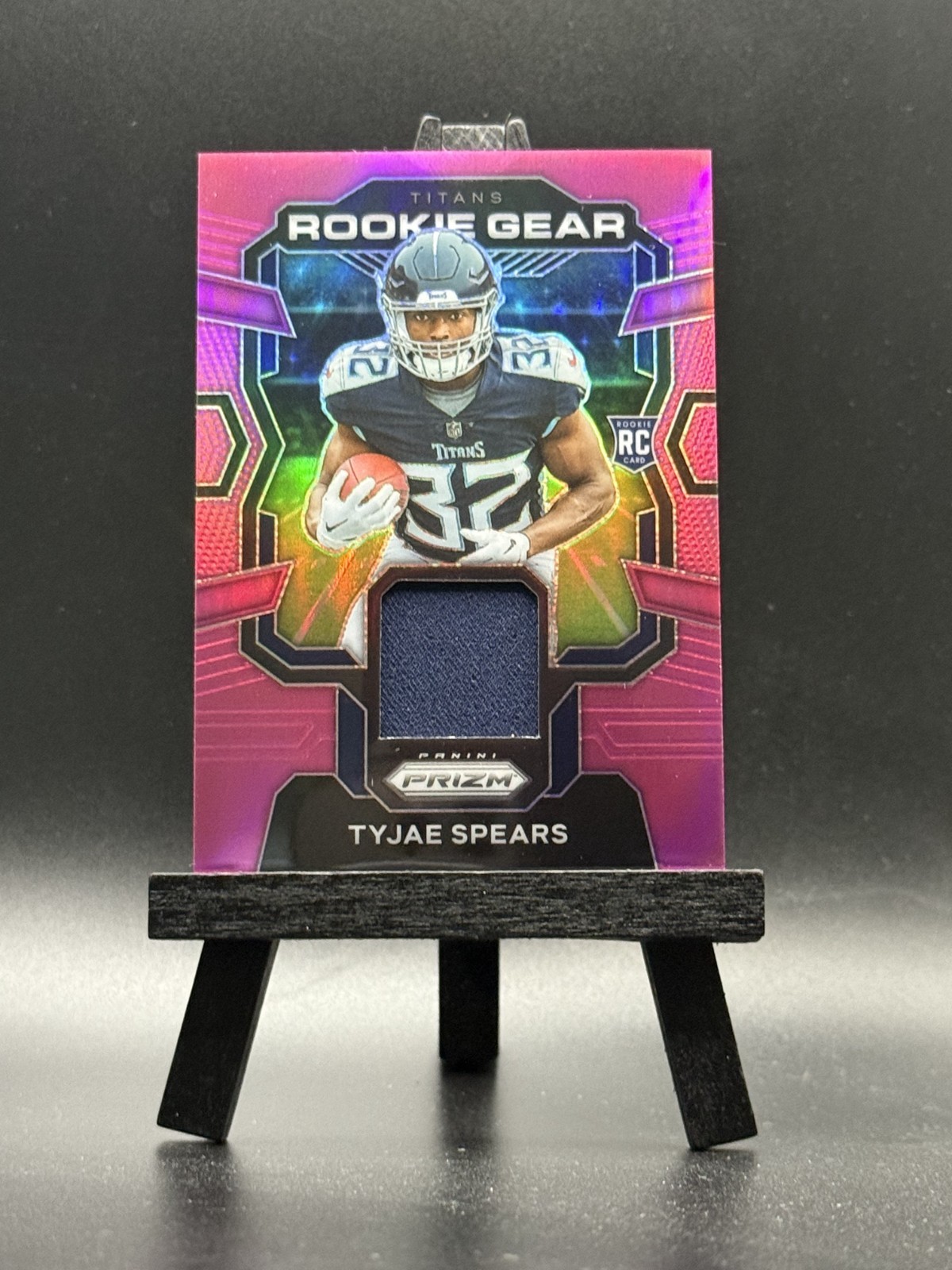 TYJAE SPEARS 2023 Panini Prizm Rookie Gear Pink Prizm RC #RG-TS
