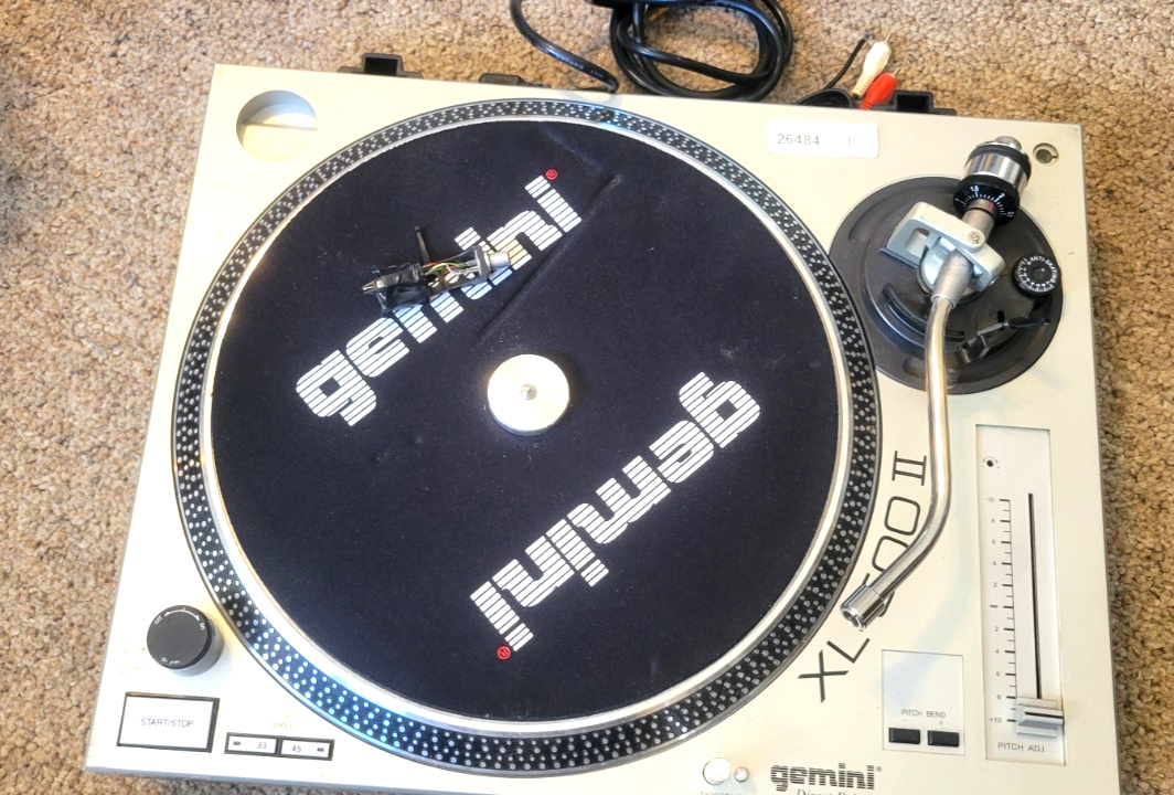 Gemini XL-500 ターンテーブル Gemini XL 500 II Direct Drive Manual Turntable Tested for sale