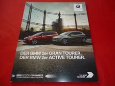 BMW 2er F45 F46 Active Tourer Gran Tourer 216i 218i 220i 218d 220d Prospekt 2017