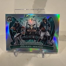 2025 Panini Donruss Optic - Dual Downtown - Jalen Hurts - Nick Foles - CASE HIT