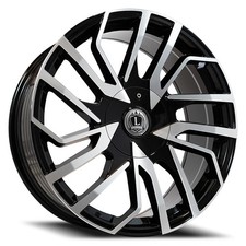 Luxxx Alloys Lux 47 Wheel 20x8.5 31 5x120.65 73.1 Black Single Rim