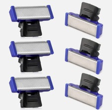 Microtouch Solo Replacement Heads - 6 Pack for Men's Electric Trimmer
