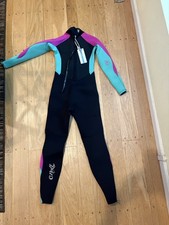 O'Neil Epic 4/3mm Full Wetsuit - Girls -size 16/ Black/Seaglass/Berry