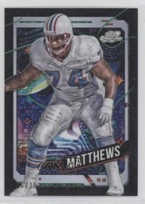 2024 Topps Cosmic Chrome Black Eclipse Refractor 6/10 Bruce Matthews HOF 1co7