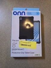 onn Protective Grip Case w/ Drop Protection for onn 8in 2024 Black