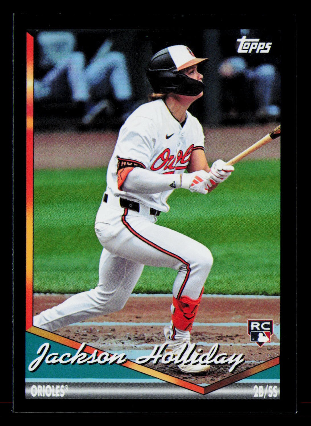 Jackson Holliday 2024 Topps Archives Black Foilboard #293 Baltimore Orioles