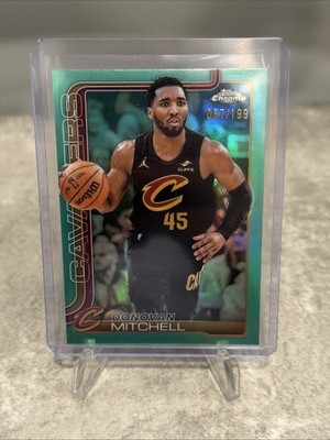 2025-26 Topps Chrome - Donovan Mitchell #69 Teal Refractor /299
