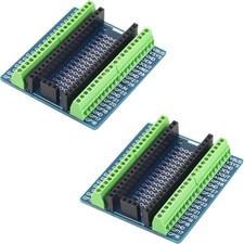 2 PCS Mini Breakout Board Soldered Screw Terminal 2.54mm For Pi Pico Module