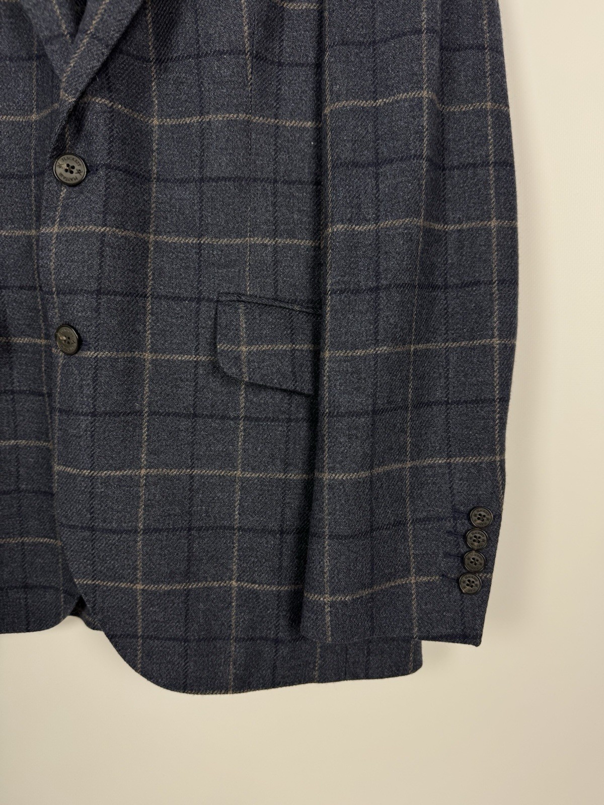Hackett Wool Winter Check Blazer Jacket - image 6