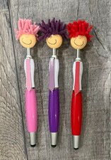 Stylus Pen Mop Topper Top Screen Cleaner Microfiber MopTopper - YOU PICK COLOR