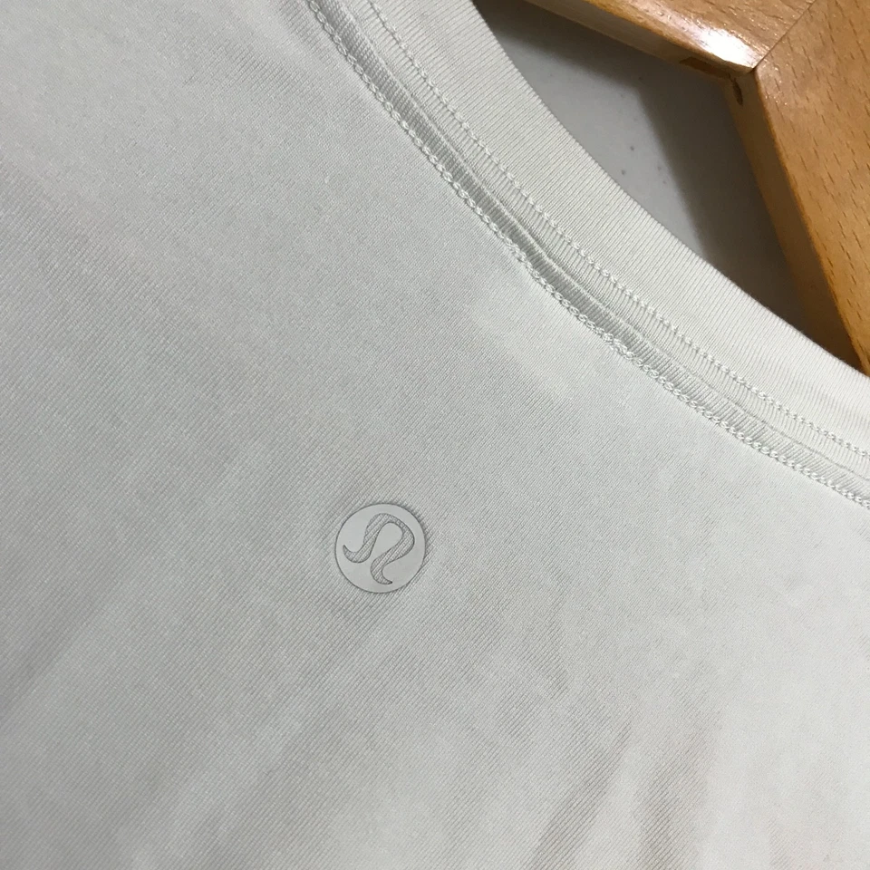 Camiseta Lululemon Manga Larga Pima Mezcla Algodón Calce Relajado Marfil Talla 6 Foto 3 de 4