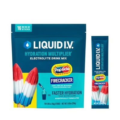 Liquid I.V.  Hydration Multiplier  Popsicle Firecracker | Electrolyte Powder ...
