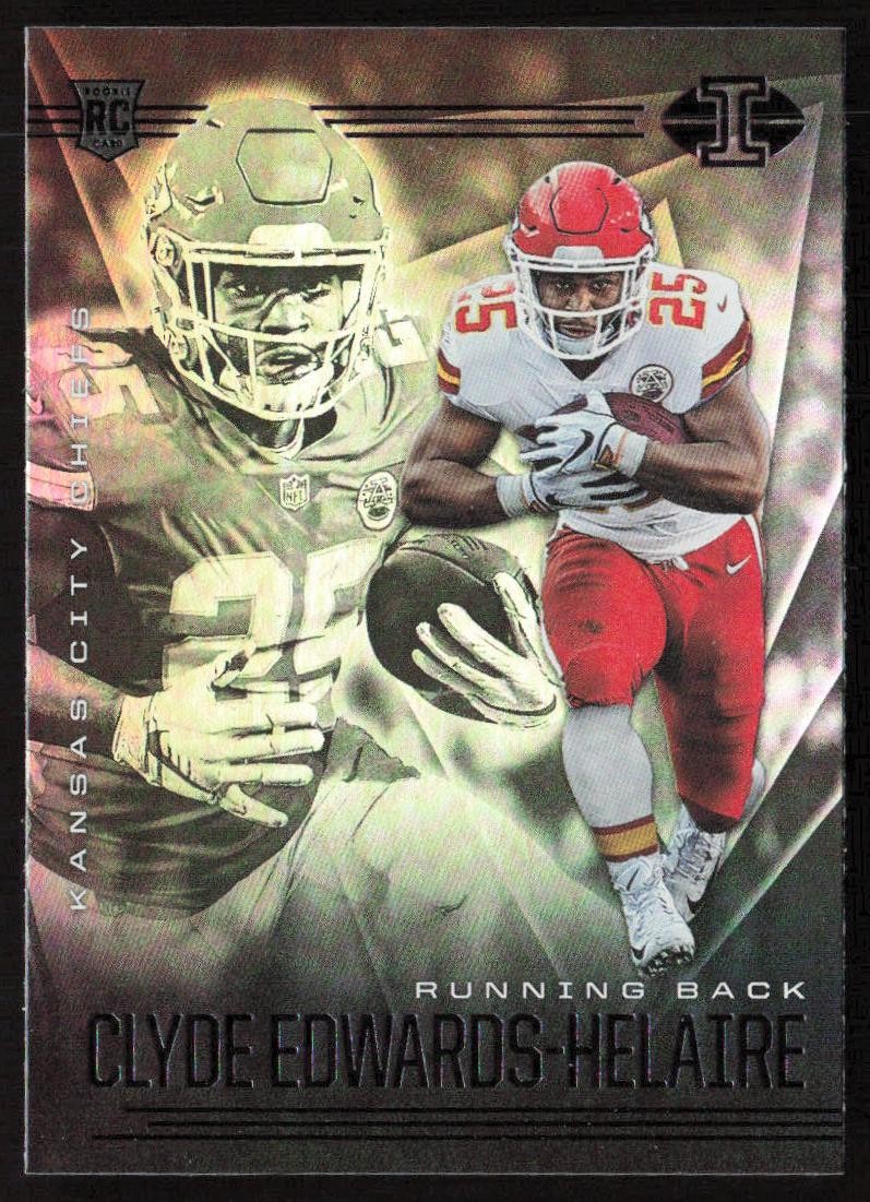 2020 Panini Illusions Clyde Edwards-Helaire #15 Rookie Kansas City Chiefs