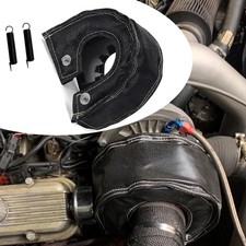 T4 Black Turbo Blanket Heat Shield Barrier Turbocharger Cover Wrap Fiber