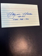 Wayne Walker - LB/PK, Detroit Lions Star (1958-72), Idaho (1955-57), Died 2017